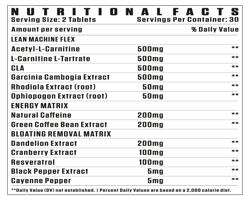 Flex Wheeler Burn Machine Non-Stimulant Fat Burner
