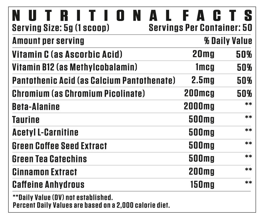 Flex Wheeler Burn Stimulant Fat Burner Powder