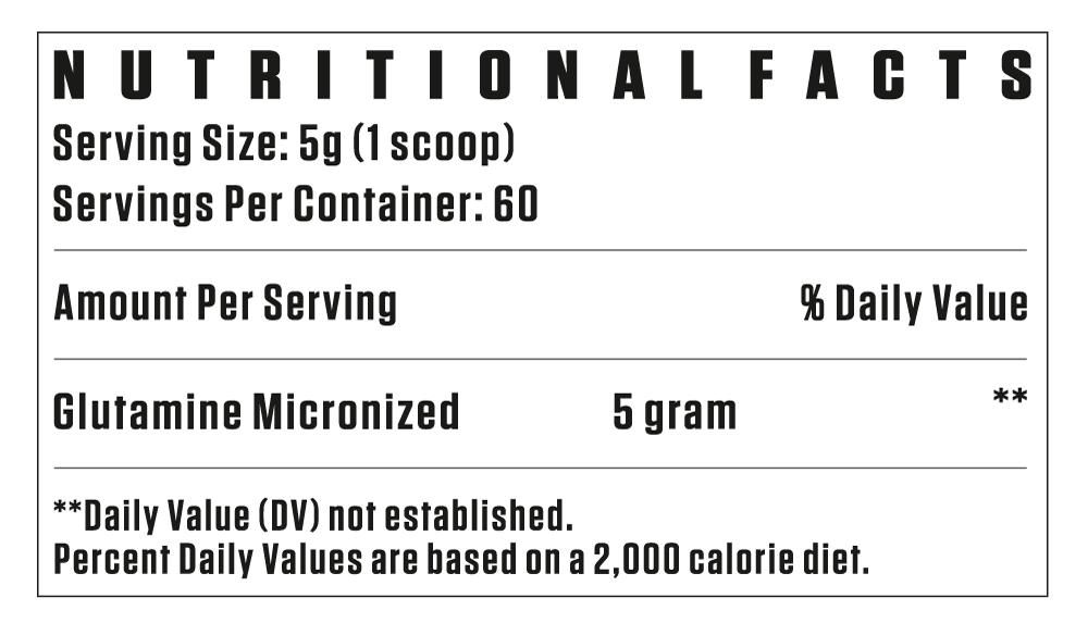 Flex Wheeler Glutamine Micronized