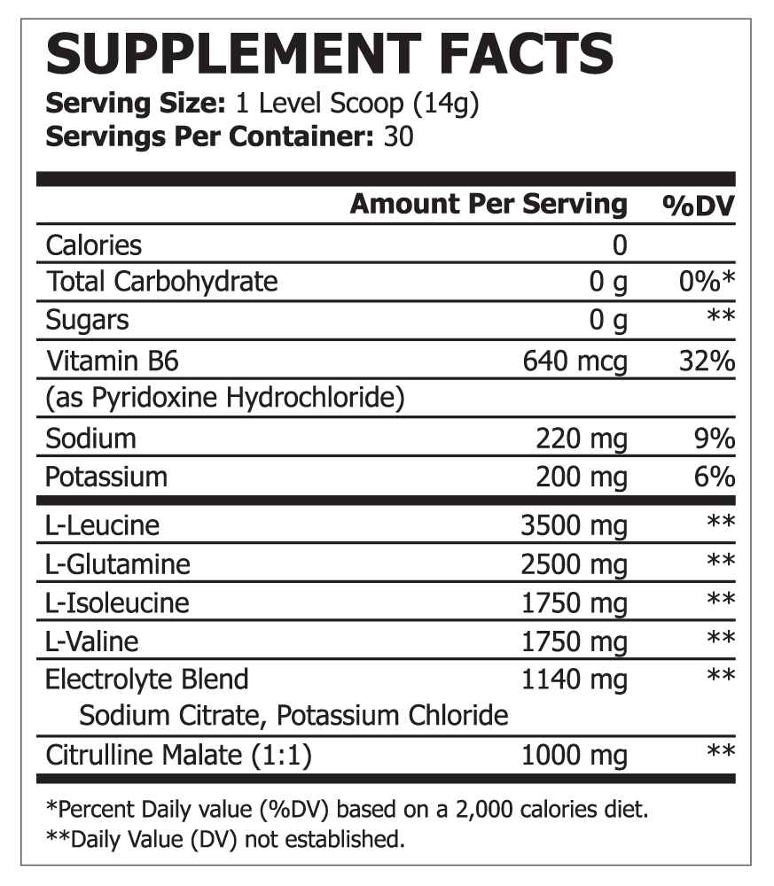 Pole Nutrition BCAA STROKE 30 Servings