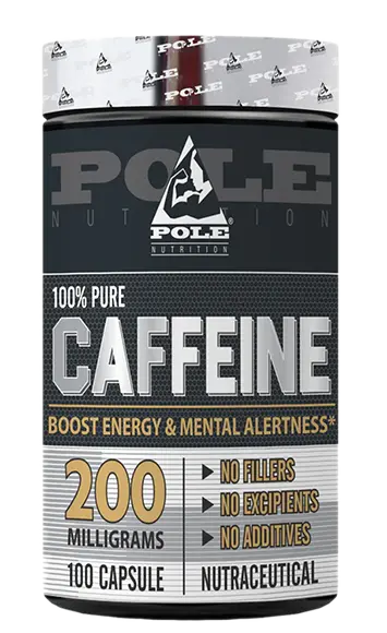 Pole Nutrition Caffeine 200mg 100 Capsules