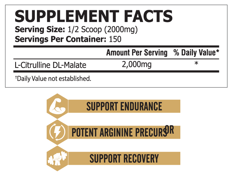 Pole Nutrition Citrulline Malate 200 Grams