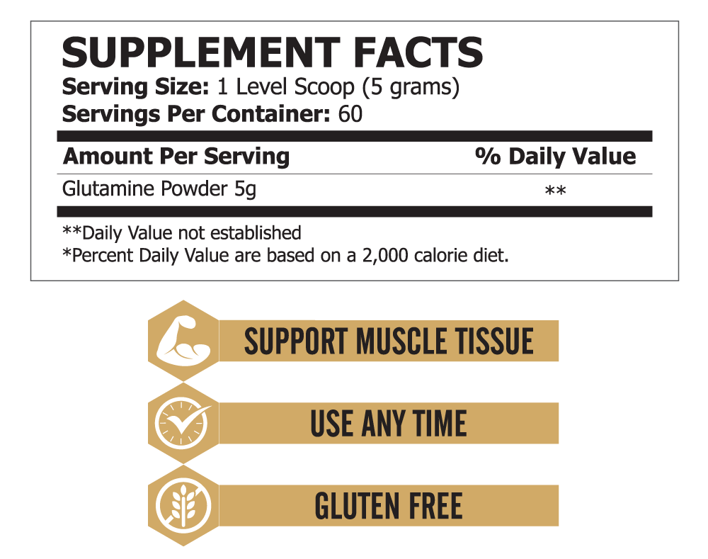 Pole Nutrition Glutamine 300 Grams
