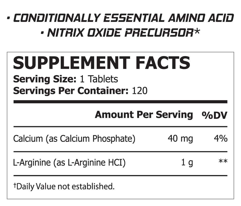 Pole Nutrition L-Arginine 1000mg