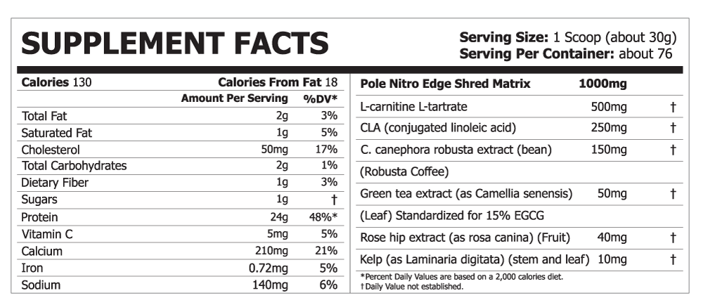 Pole Nutrition Nitro Verge Shred
