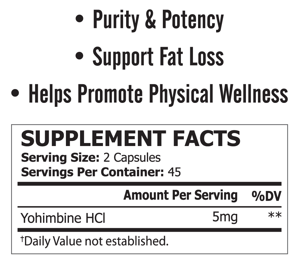 Pole Nutrition Yohimbine HCL 90 Capsules