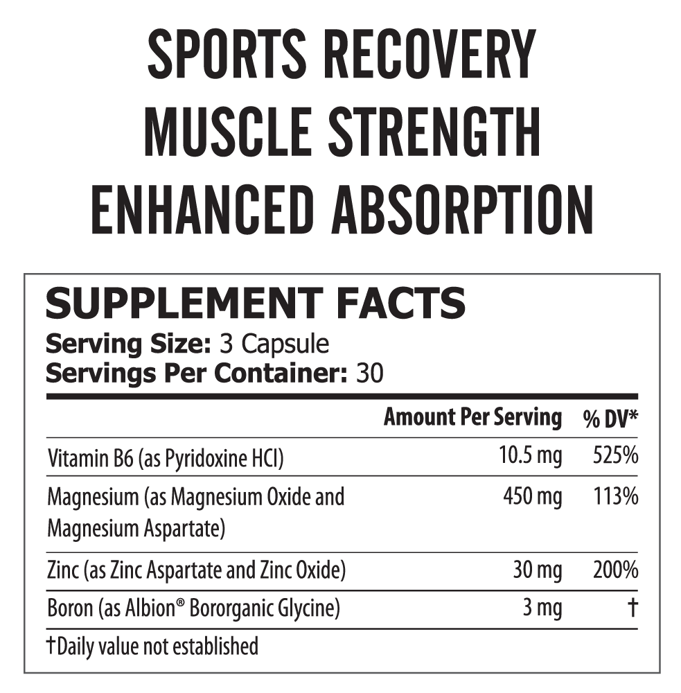 Pole Nutrition ZMA 90 Veg Capsules