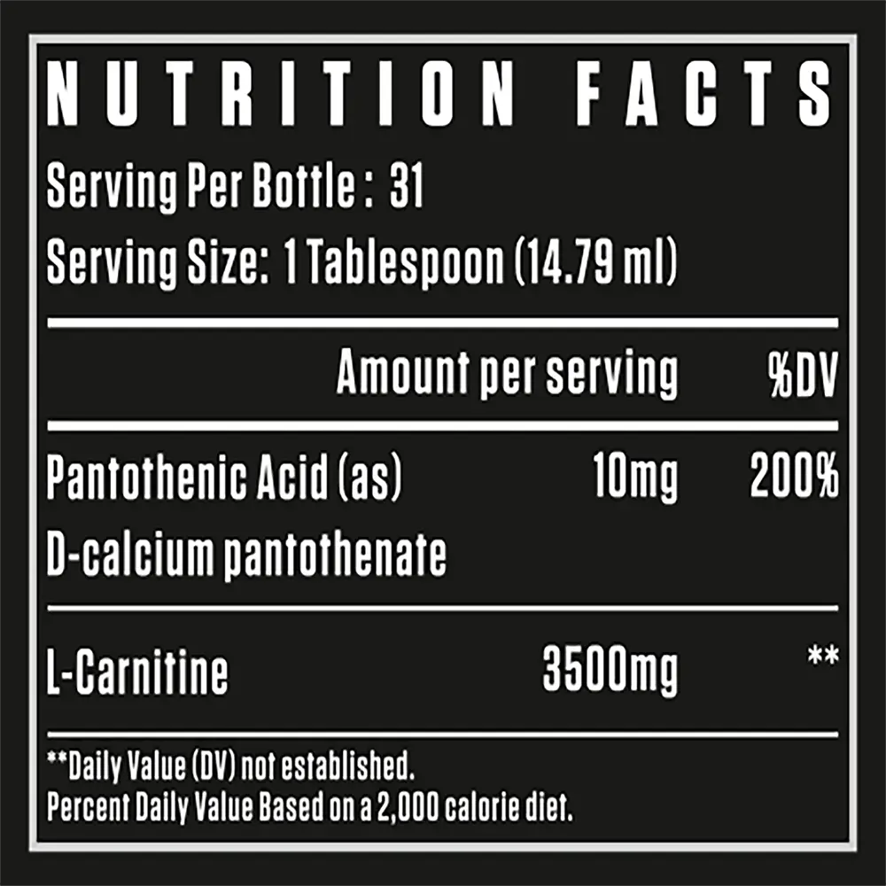 DJSS BLACK SERIES, CARNITINE LIQUID 31 SERVING