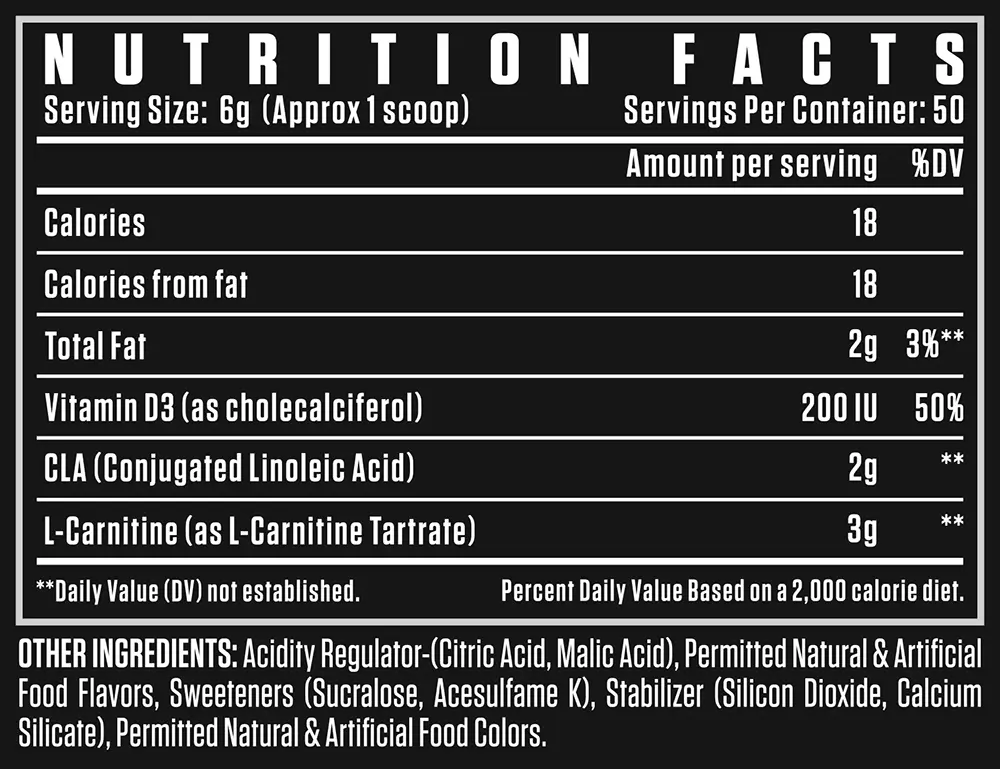 DJSS BLACK SERIES CLA + CARNITINE 50 SERVING