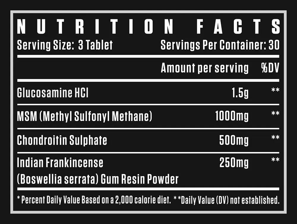 DJSS BLACK SERIES, JOINT SUPPORT 90 TABLETS