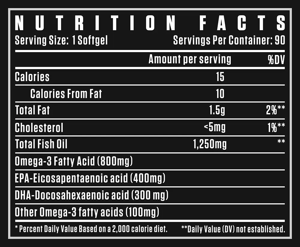 DJSS BLACK SERIES, OMEGA 1250 MG TRIPPLE STRENGTH 90 SOFTGELS