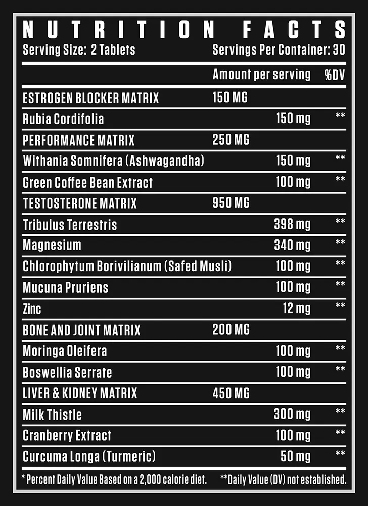 DJSS BLACK SERIES, POST CYCLE PERFORMANCE 60 RED TABLETS