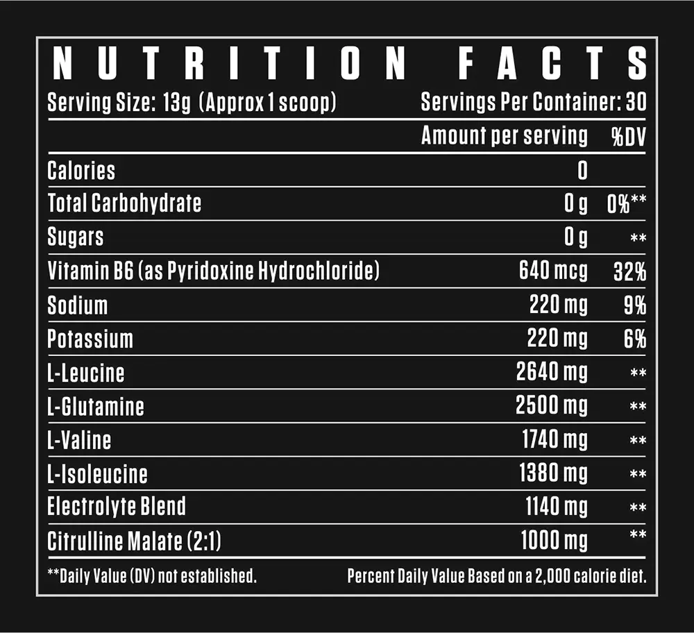 DJSS BLACK SERIES, TURBO BCAA 30 SERVING