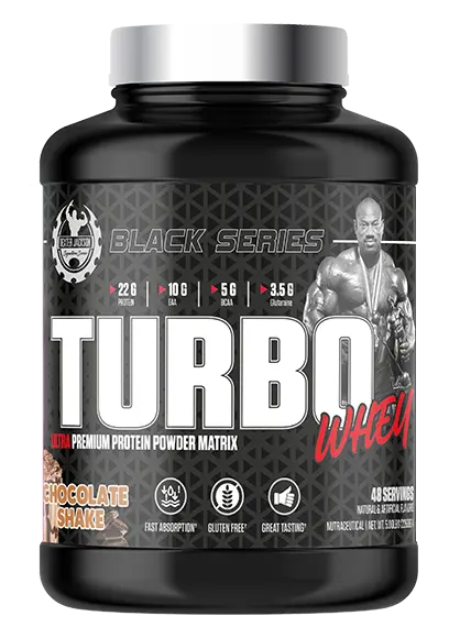 DJSS BLACK SERIES, TURBO WHEY 5 LBS 48 SERVING CHOCOLATE SHAKE